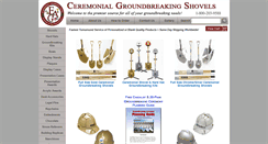 Desktop Screenshot of ceremonialshovels.com